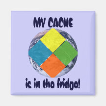 GeoCache World Refrigerator Magnets