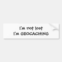 Geocaching Bumper Sticker