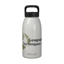 Geographic Techniques Water Bottle
