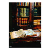 Geography Book Personalized Invitation
