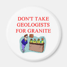 geologist joke fridge magnet