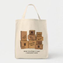 Geologist Moving Humour Tote Bag