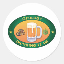 Geology Drinking Team Sticker