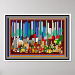 geometric fall out poster
