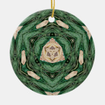 Geometric Green Ornament
