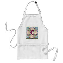 Geometric Letter C Aprons