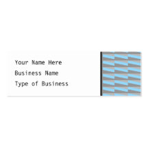 Geometric Pattern in Cool Blue and Grey. Business Card