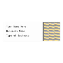 Geometric Pattern in Yellow and Grey. Business Cards