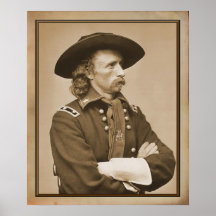George Armstrong Custer 1876 Photograph Posters