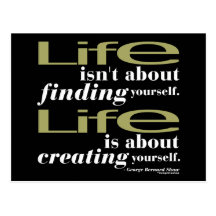 George Bernard Shaw Quote Postcards