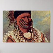 George Catlin - White Cloud Head of the Iowas Posters