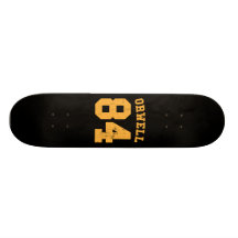 George Orwell 84 1984 Jersey Skate Decks