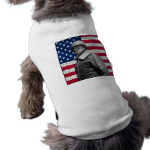 George S. Patton Jr. and The American Flag Dog Shirt