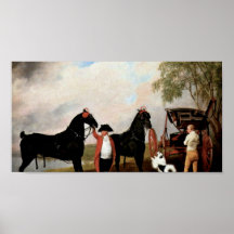George Stubbs - Phaeton of the Prince of Wales Poster