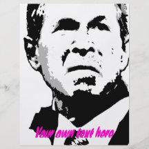 George W Bush 3 Flyer Design