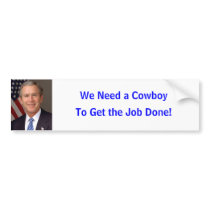 George W. Bush bumper stickers