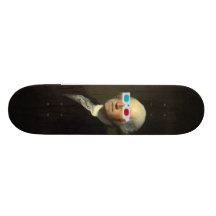 George Washington enjoys 3D Street Art Skate Board Deck