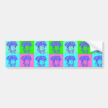 George Washington Pop Art Bumper Stickers
