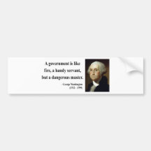 George Washington Quote 1b Bumper Stickers