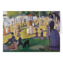 Georges Seurat - A Sunday on La Grande Jatte Greeting Cards