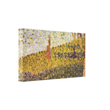 Georges Seurat - Femmes au bord de leau Canvas Prints