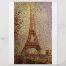 Georges Seurat's Painting: The Eiffel Tower (1889) Personalized Flyer