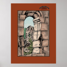 Georgian monastery posters