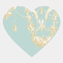 Georgiana (Marie Antoinette Blue) Envelope Seal Sticker