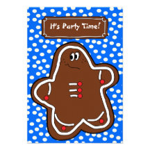 Gerald Gingie Party Invitation
