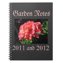 Geranium Garden Notebook