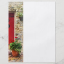Geraniums by Red Door Flyer Design