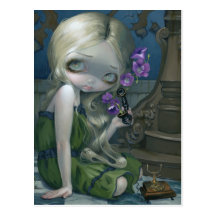 "Geraniums" Postcard