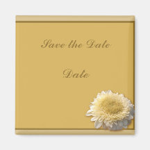 Gerbera Daisy Fridge Magnets