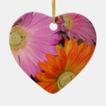 Gerbera Daisy Garden Christmas Tree Ornament
