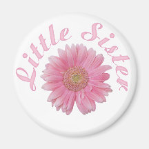 Gerbera Little Sister Refrigerator Magnets
