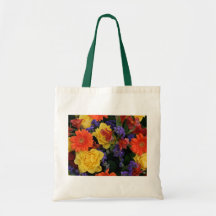 Gerbera Rose Bouquet Tote Bag