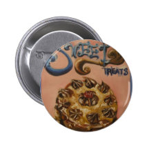German Chocolate Cake Pinback Buttons