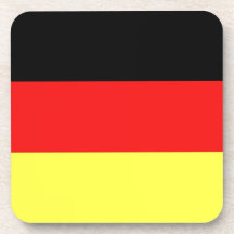 German Flag Beverage Coaster
