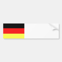 German Flag Bumper Stickers