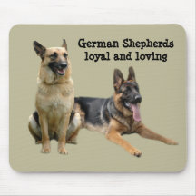 German Shepherd Buddies Mousepad