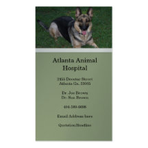 German Shepherd Business Card