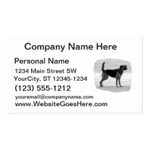 German Shepherd bw beach stand tongue out Business Card Templates