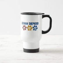 GERMAN SHEPHERD Dad Paw Print 1 Mug