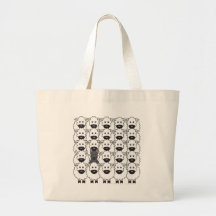 German Shepherd Dog in the Sheep Canvas Bag