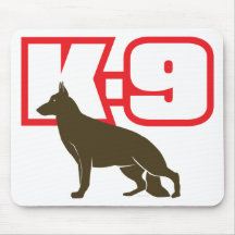 German Shepherd K-9 Mousepads
