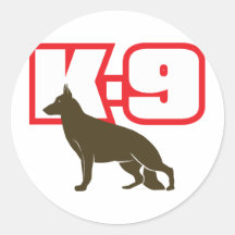 German Shepherd K-9 Sticker