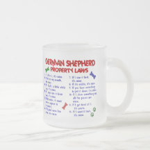 GERMAN SHEPHERD Property Laws 2 Coffee Mug