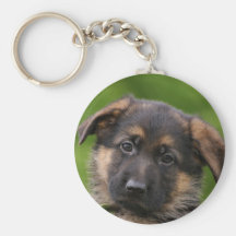German Shepherd Puppy Keychains