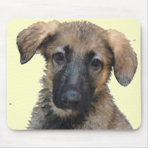 German Shepherd Puppy Mousepad