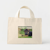 German Shepherd Puppy Tote Bag